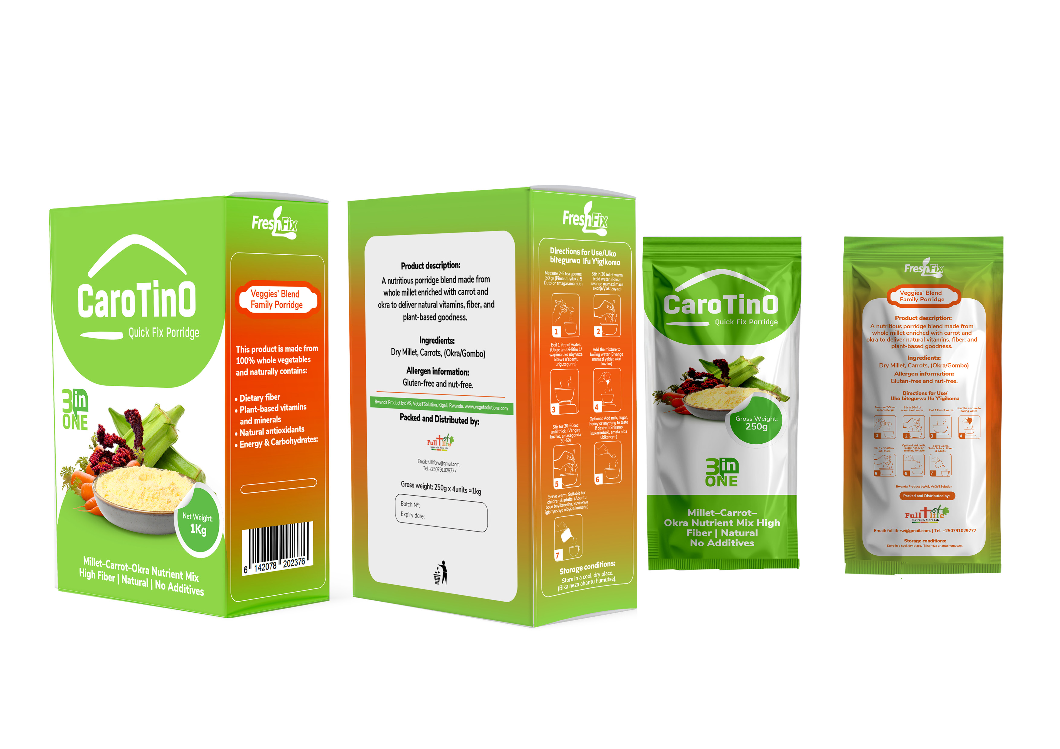 Organic Carrot Powder