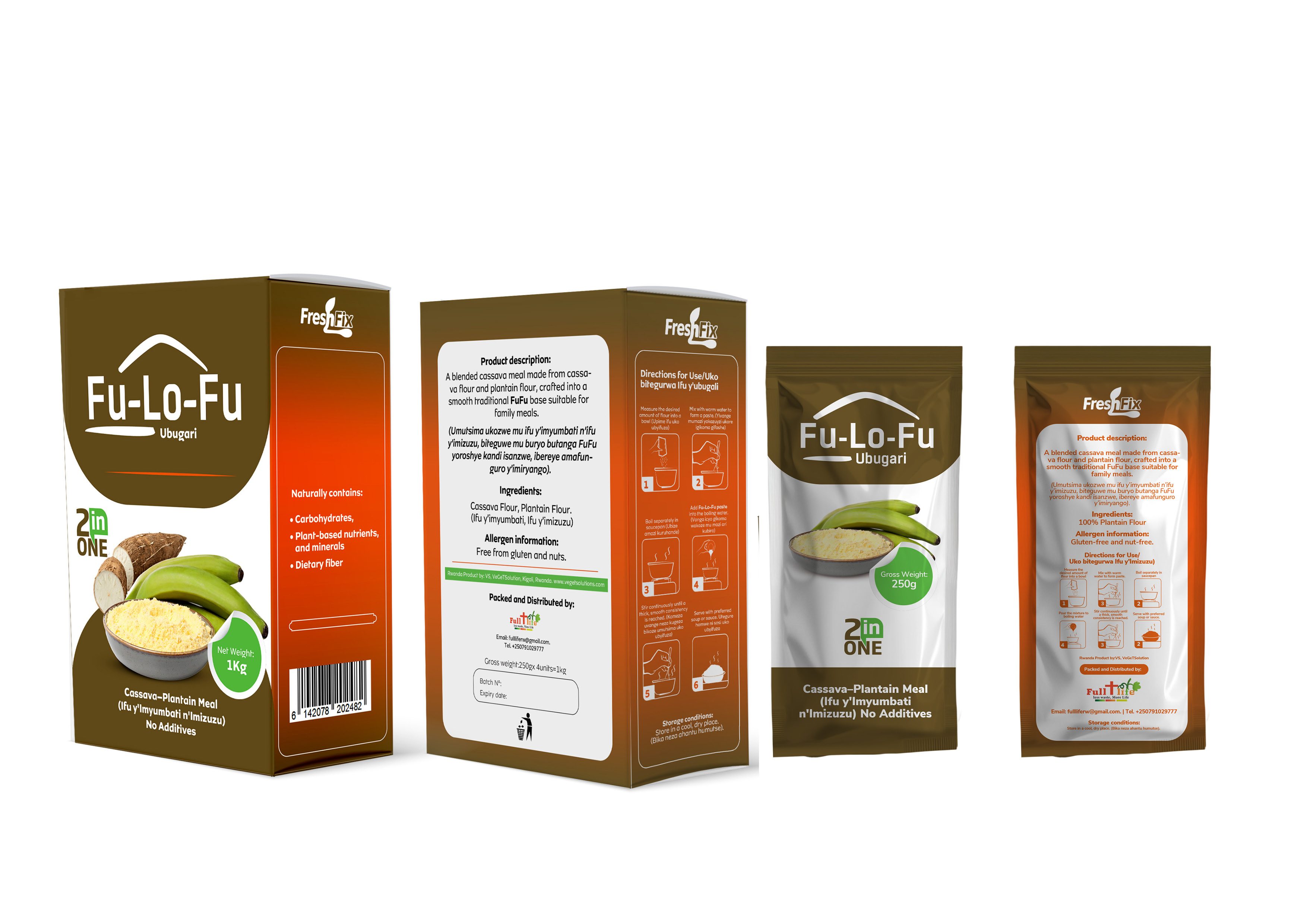 Fu-Lo-Fu (Cassava + Plantain) Flour